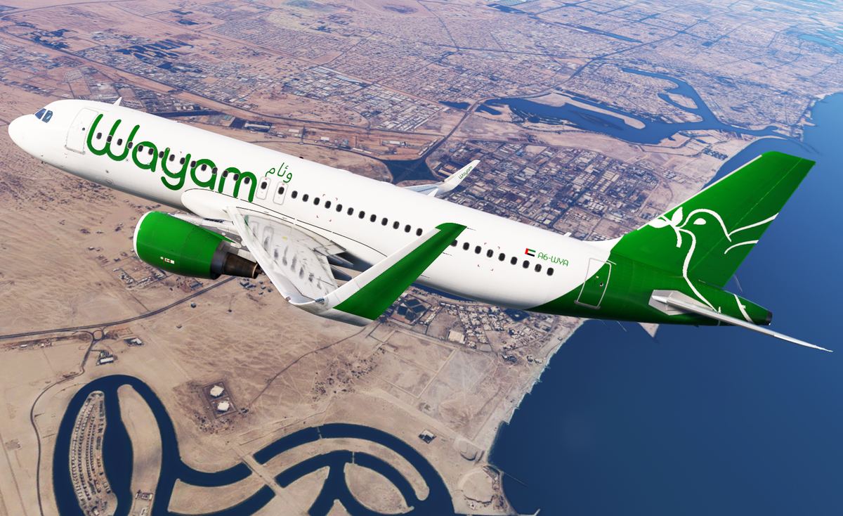Wayam A320 over Dubai